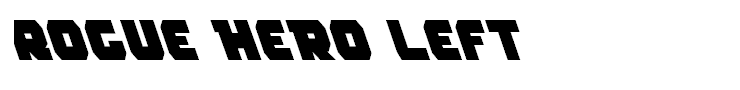 Rogue Hero Left