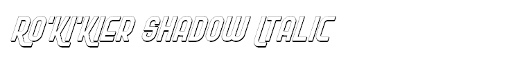 Ro'Ki'Kier Shadow Italic