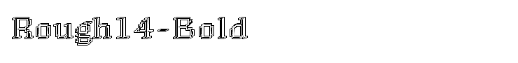 Rough14-Bold