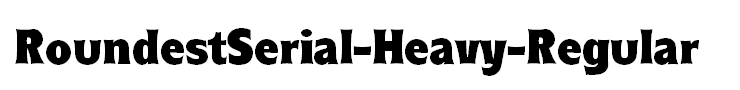 RoundestSerial-Heavy-Regular