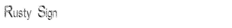 Rusty Sign