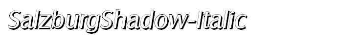 SalzburgShadow-Italic