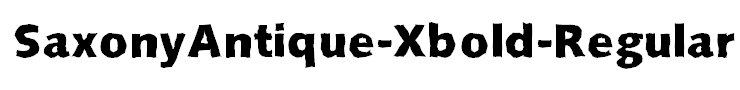 SaxonyAntique-Xbold-Regular