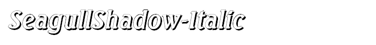 SeagullShadow-Italic