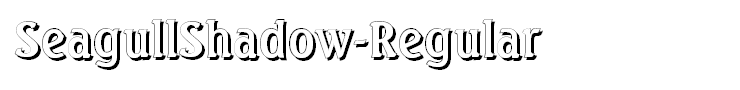 SeagullShadow-Regular
