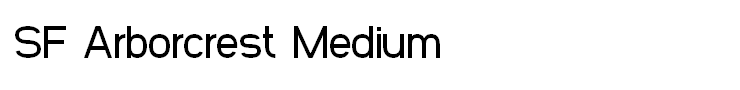 SF Arborcrest Medium