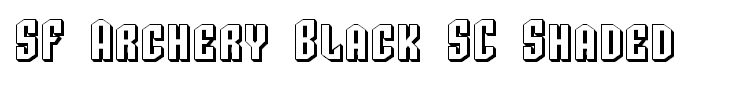 SF Archery Black SC Shaded