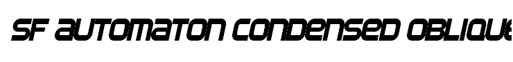 SF Automaton Condensed Oblique