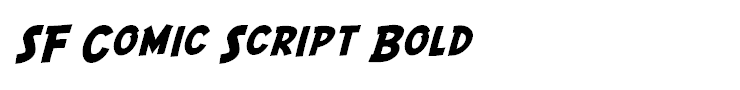 SF Comic Script Bold
