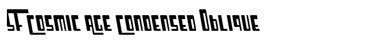 SF Cosmic Age Condensed Oblique