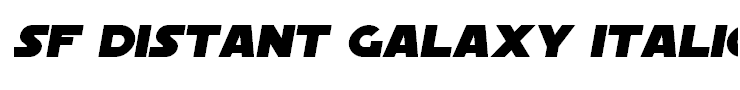 SF Distant Galaxy Italic