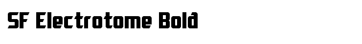 SF Electrotome Bold