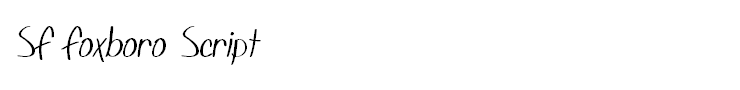 SF Foxboro Script