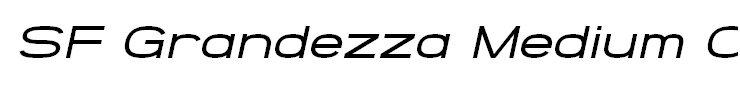 SF Grandezza Medium Oblique