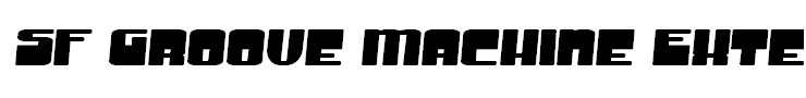 SF Groove Machine Extended Bold
