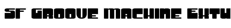 SF Groove Machine ExtUpright Bold