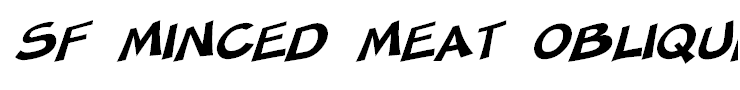 SF Minced Meat Oblique