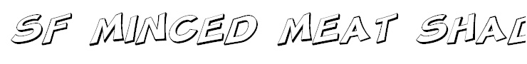 SF Minced Meat Shaded Oblique