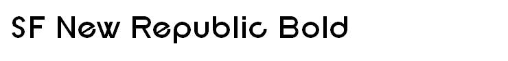 SF New Republic Bold