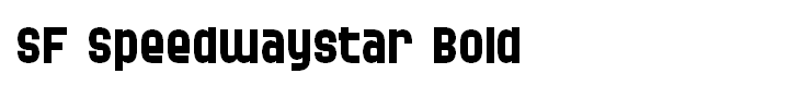 SF Speedwaystar Bold