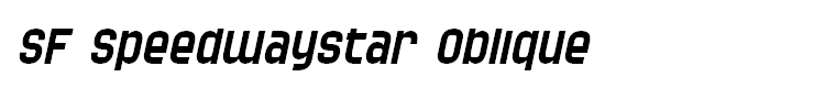 SF Speedwaystar Oblique
