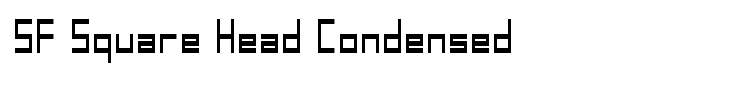 SF Square Head Condensed