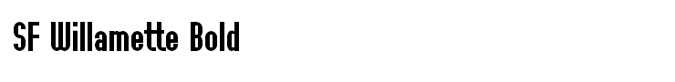 SF Willamette Bold