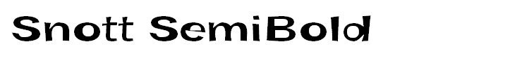 Snott SemiBold