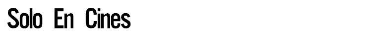 Solo En Cines