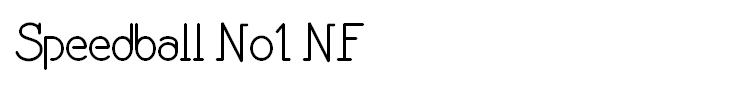 Speedball No1 NF