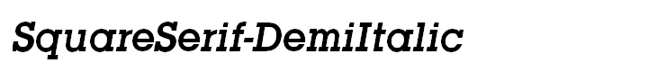 SquareSerif-DemiItalic