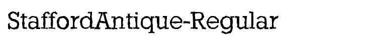 StaffordAntique-Regular