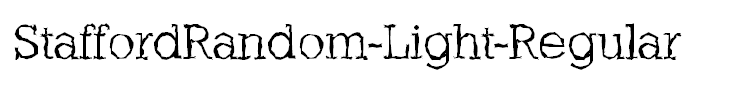 StaffordRandom-Light-Regular