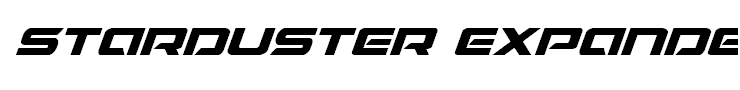 Starduster Expanded Italic