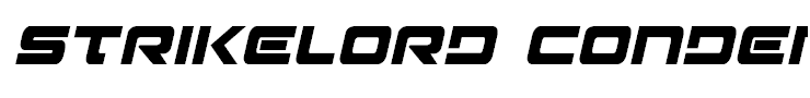 Strikelord Condensed Italic
