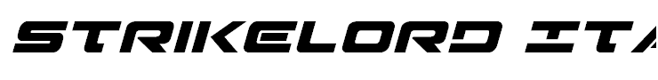Strikelord Italic