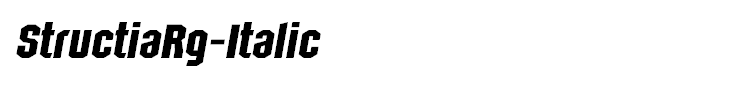 StructiaRg-Italic