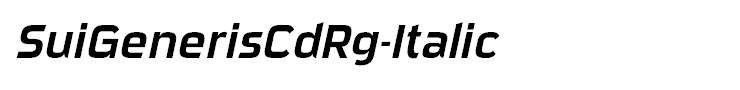 SuiGenerisCdRg-Italic