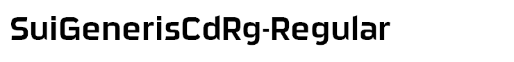 SuiGenerisCdRg-Regular