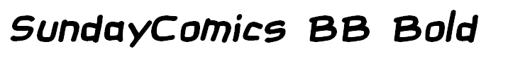 SundayComics BB Bold