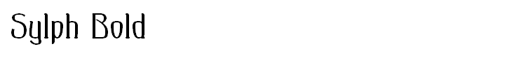 Sylph Bold