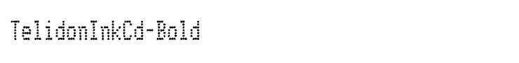 TelidonInkCd-Bold