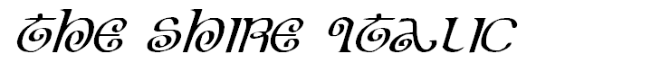 The Shire Italic