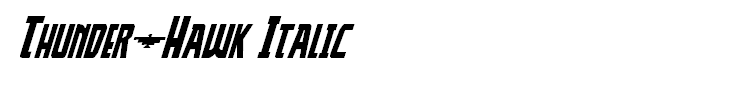 Thunder-Hawk Italic