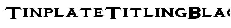 TinplateTitlingBlackWide
