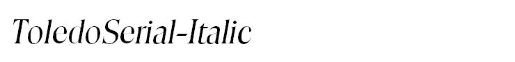ToledoSerial-Italic