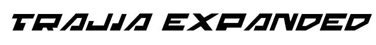 Trajia Expanded Italic