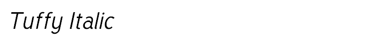 Tuffy Italic