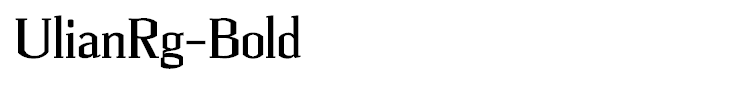 UlianRg-Bold