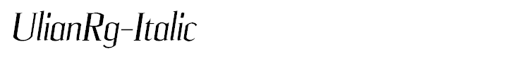 UlianRg-Italic